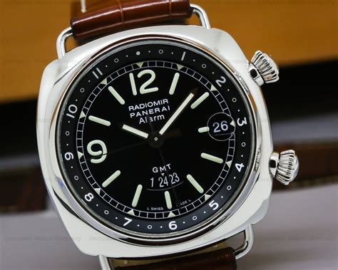 panerai radiomir gmt alarm for sale|Panerai radiomir 1940 42mm.